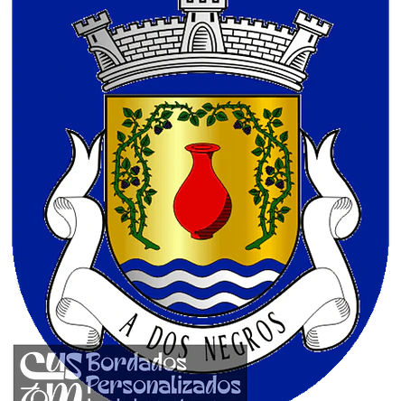 Emblema Bordado Freguesia de A dos Negros (Óbidos, Leiria) 1