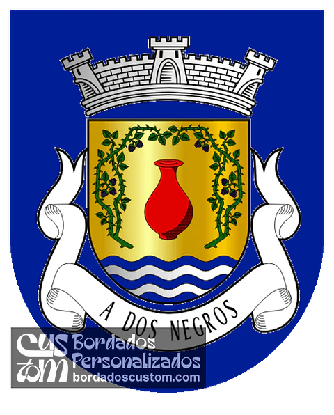 Emblema Bordado Freguesia de A dos Negros (Óbidos, Leiria)