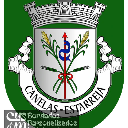 Emblema Bordado Antiga Freguesia de Canelas (Estarreja, Aveiro) 1