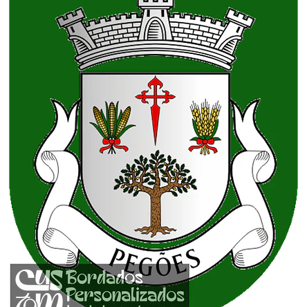 Emblema Bordado Antiga Freguesia de Pegões (Montijo, Setúbal) 1