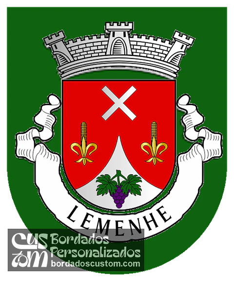 Emblema Bordado Antiga Freguesia de Lemenhe (Vila Nova de Famalicão, Braga)