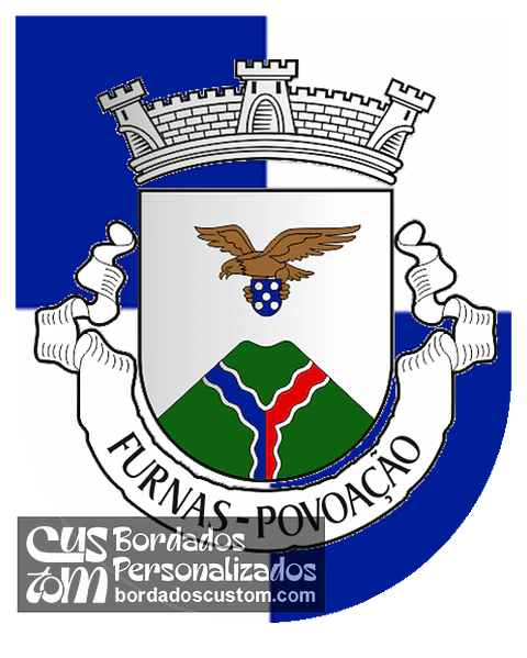 Emblema Bordado Freguesia de Furnas (Povoação, Açores)
