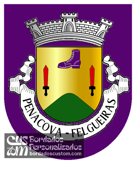 Emblema Bordado Freguesia de Penacova (Felgueiras, Porto)