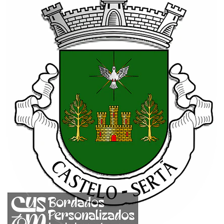 Emblema Bordado Freguesia de Castelo (Sertã, Castelo Branco) 1