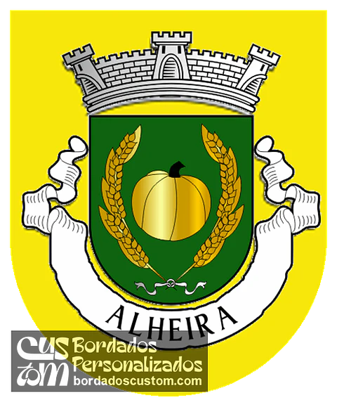 Emblema Bordado Antiga Freguesia de Alheira (Barcelos, Braga)