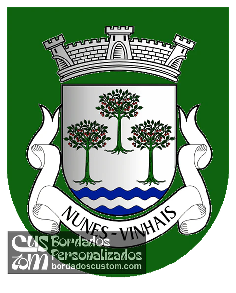 Emblema Bordado Antiga Freguesia de Nunes (Vinhais, Bragança)