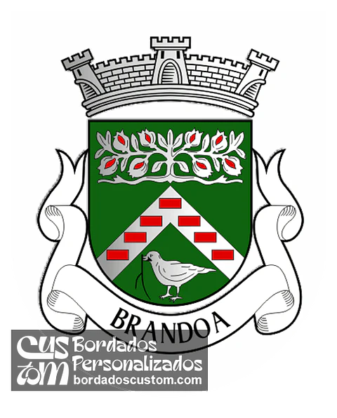 Emblema Bordado Antiga Freguesia de Brandoa (Amadora, Lisboa)