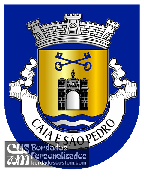 Emblema Bordado Antiga Freguesia de Caia e São Pedro (Elvas, Portalegre)