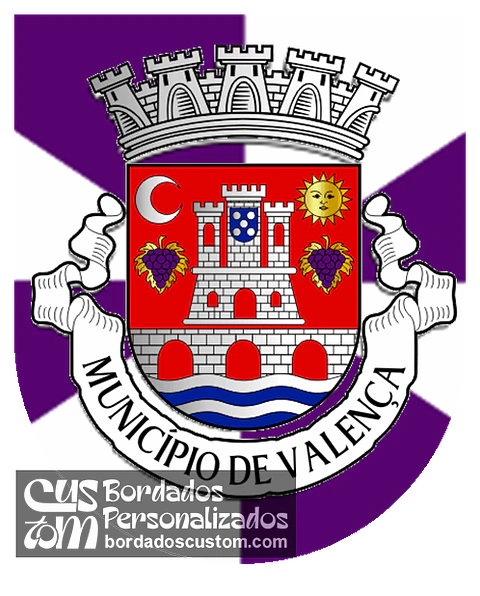 Emblema Bordado Município de Valença (Viana do Castelo)