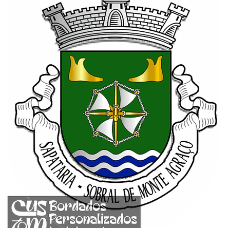 Emblema Bordado Freguesia de Sapataria (Sobral de Monte Agraço, Lisboa) 1