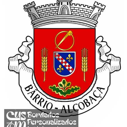 Emblema Bordado Freguesia de Bárrio (Alcobaça, Leiria) 1
