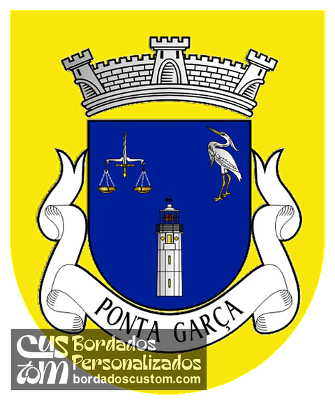 Emblema Bordado Freguesia de Ponta Garça (Vila Franca do Campo, Açores)