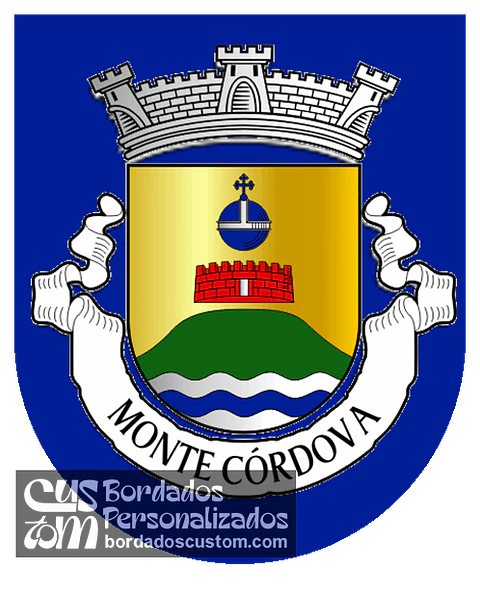 Emblema Bordado Freguesia de Monte Córdova (Santo Tirso, Porto)