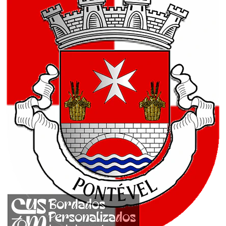 Emblema Bordado Freguesia de Pontével (Cartaxo, Santarém) 1