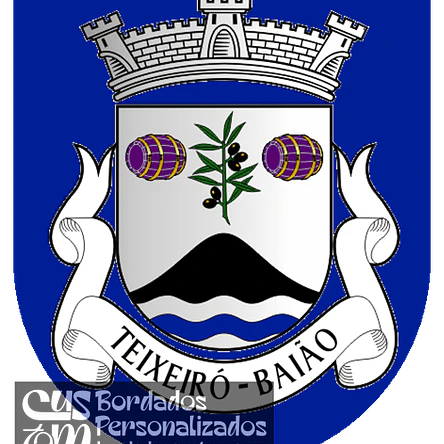 Emblema Bordado Antiga Freguesia de Teixeiró (Baião, Porto) 1
