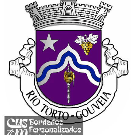 Emblema Bordado Antiga Freguesia de Rio Torto (Gouveia, Guarda) 1