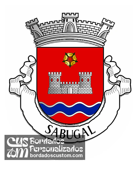 Emblema Bordado Antiga Freguesia de Sabugal (Sabugal, Guarda)