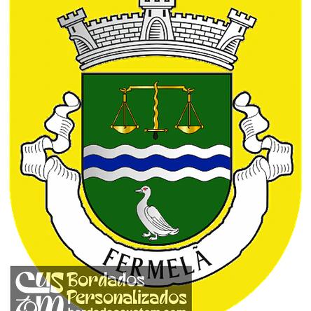 Emblema Bordado Antiga Freguesia de Fermelã (Estarreja, Aveiro) 1