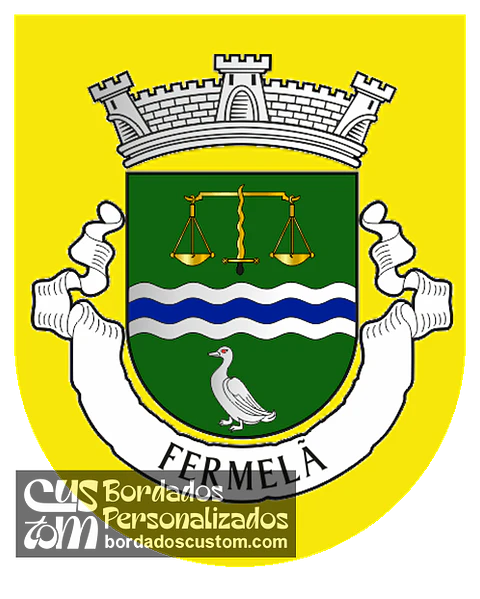 Emblema Bordado Antiga Freguesia de Fermelã (Estarreja, Aveiro)