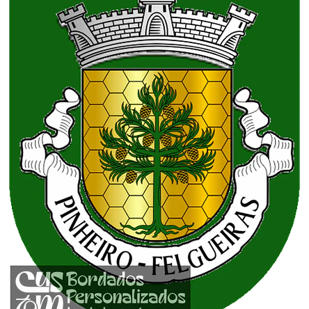 Emblema Bordado Freguesia de Pinheiro (Felgueiras, Porto) 1