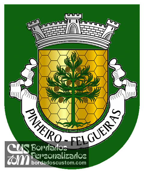 Emblema Bordado Freguesia de Pinheiro (Felgueiras, Porto)