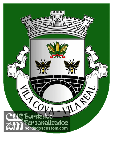 Emblema Bordado Antiga Freguesia de Vila Cova (Vila Real, Vila Real)