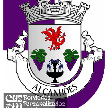Emblema Bordado Freguesia de Alcanhões (Santarém, Santarém) 1