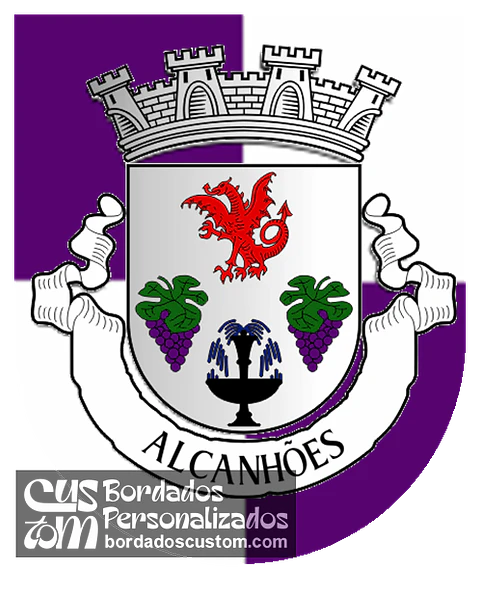 Emblema Bordado Freguesia de Alcanhões (Santarém, Santarém)