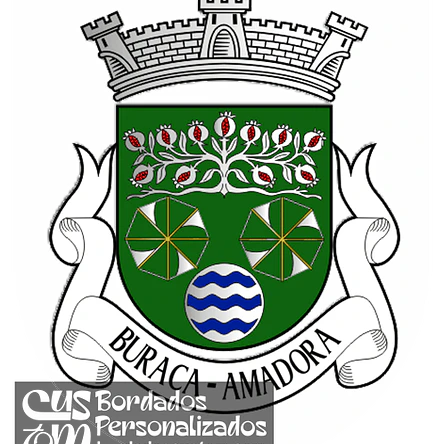 Emblema Bordado Antiga Freguesia de Buraca (Amadora, Lisboa) 1