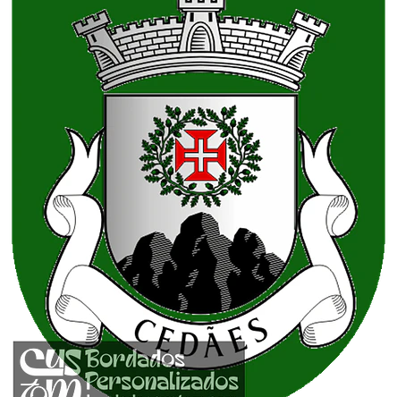 Emblema Bordado Freguesia de Cedães (Mirandela, Bragança) 1