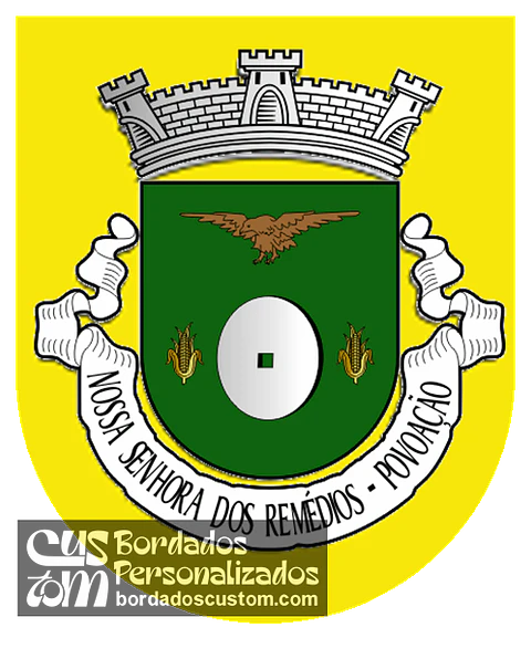 Emblema Bordado Freguesia de Nossa Senhora dos Remédios (Povoação, Açores)