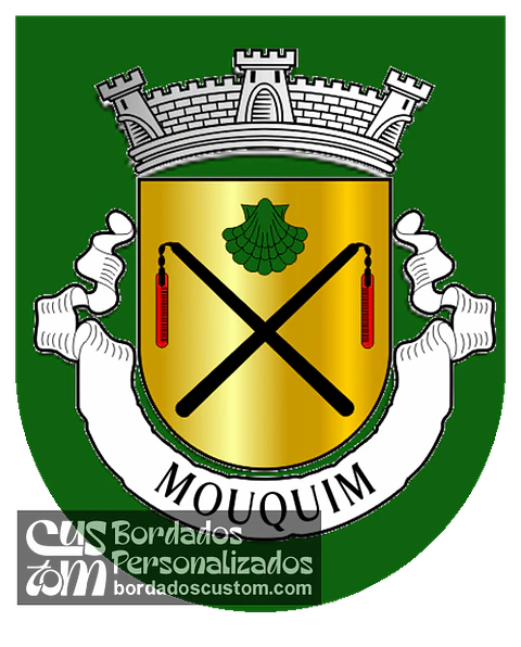 Emblema Bordado Antiga Freguesia de Mouquim (Vila Nova de Famalicão, Braga)