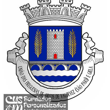 Emblema Bordado Freguesia de Arcos de Valdevez (São Paio) e Giela (Arcos de Valdevez, Viana do Castelo) 1