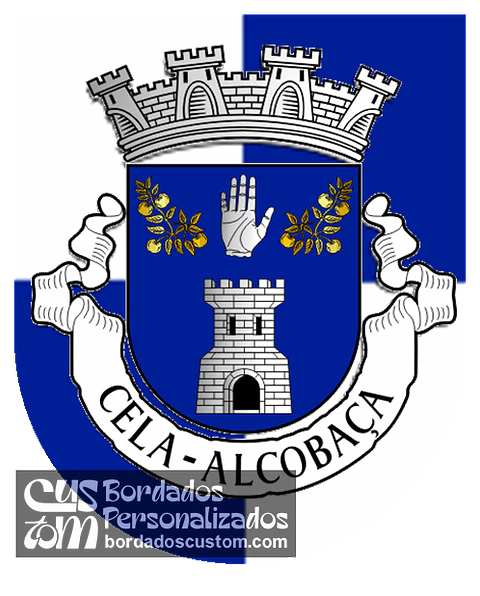 Emblema Bordado Freguesia de Cela (Alcobaça, Leiria)