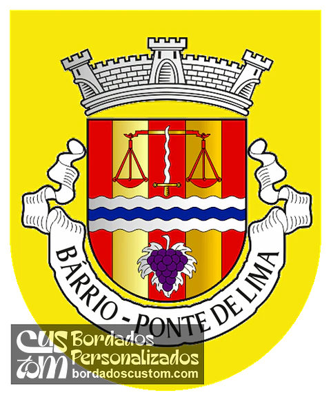 Emblema Bordado Antiga Freguesia de Bárrio (Ponte de Lima, Viana do Castelo)
