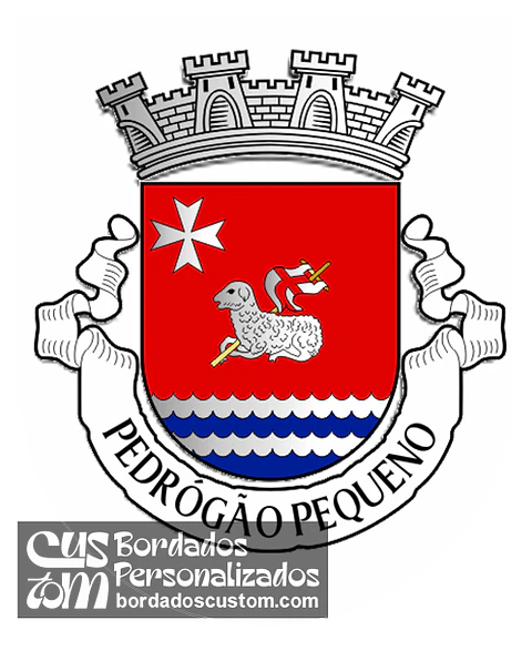 Emblema Bordado Freguesia de Pedrógão Pequeno (Sertã, Castelo Branco)