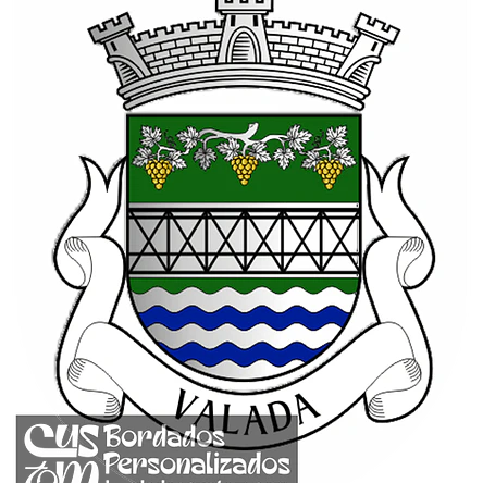 Emblema Bordado Freguesia de Valada (Cartaxo, Santarém) 1