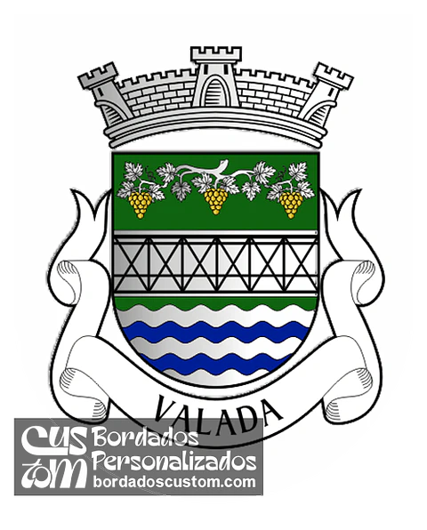 Emblema Bordado Freguesia de Valada (Cartaxo, Santarém)