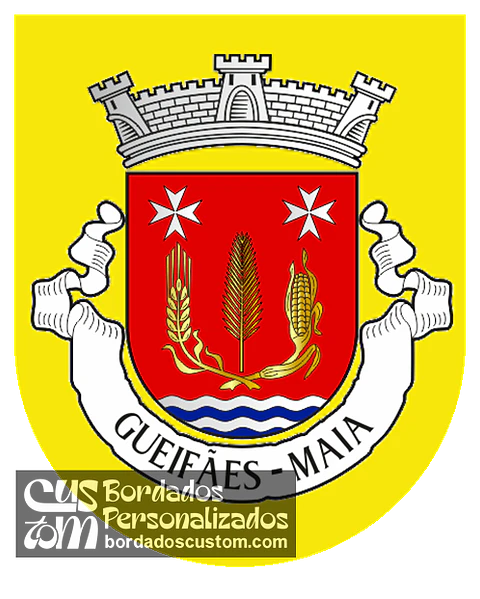 Emblema Bordado Antiga Freguesia de Gueifães (Maia, Porto)