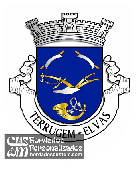 Emblema Bordado Antiga Freguesia de Terrugem (Elvas, Portalegre)