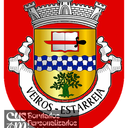 Emblema Bordado Antiga Freguesia de Veiros (Estarreja, Aveiro) 1