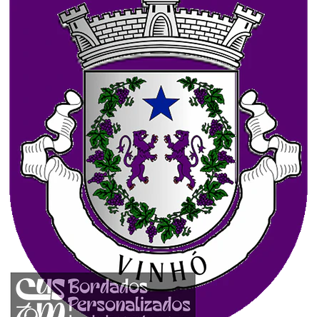 Emblema Bordado Antiga Freguesia de Vinhó (Gouveia, Guarda) 1
