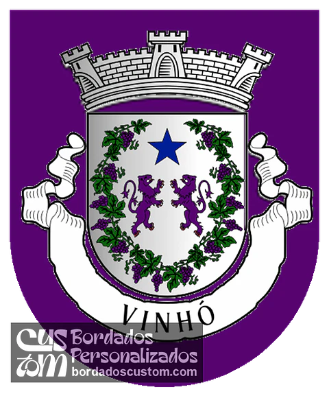 Emblema Bordado Antiga Freguesia de Vinhó (Gouveia, Guarda)