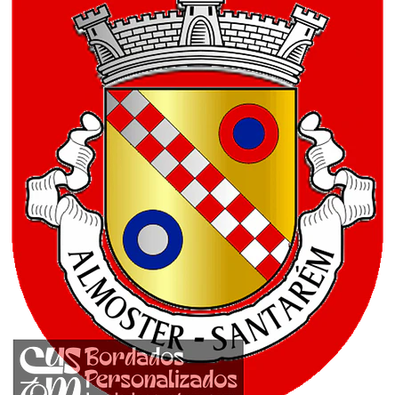 Emblema Bordado Freguesia de Almoster (Santarém, Santarém) 1