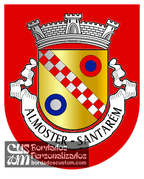 Emblema Bordado Freguesia de Almoster (Santarém, Santarém)
