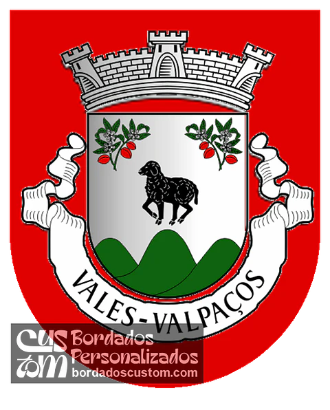 Emblema Bordado Freguesia de Vales (Valpaços, Vila Real)