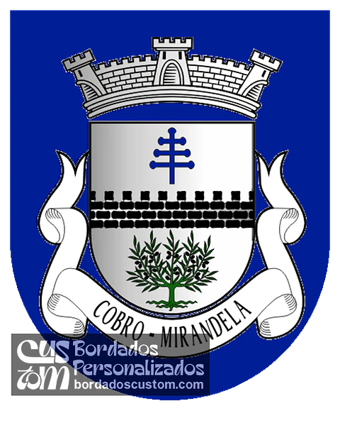 Emblema Bordado Freguesia de Cobro (Mirandela, Bragança)