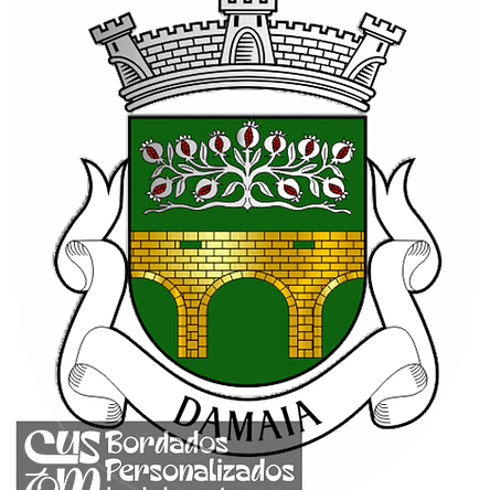 Emblema Bordado Antiga Freguesia de Damaia (Amadora, Lisboa) 1
