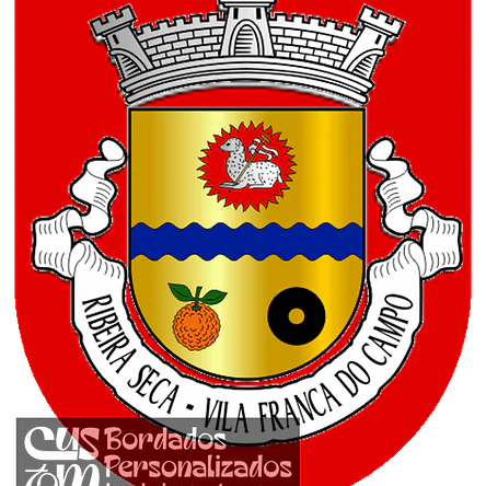 Emblema Bordado Freguesia de Ribeira Seca (Vila Franca do Campo, Açores) 1