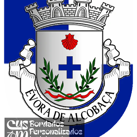 Emblema Bordado Freguesia de Évora de Alcobaça (Alcobaça, Leiria) 1